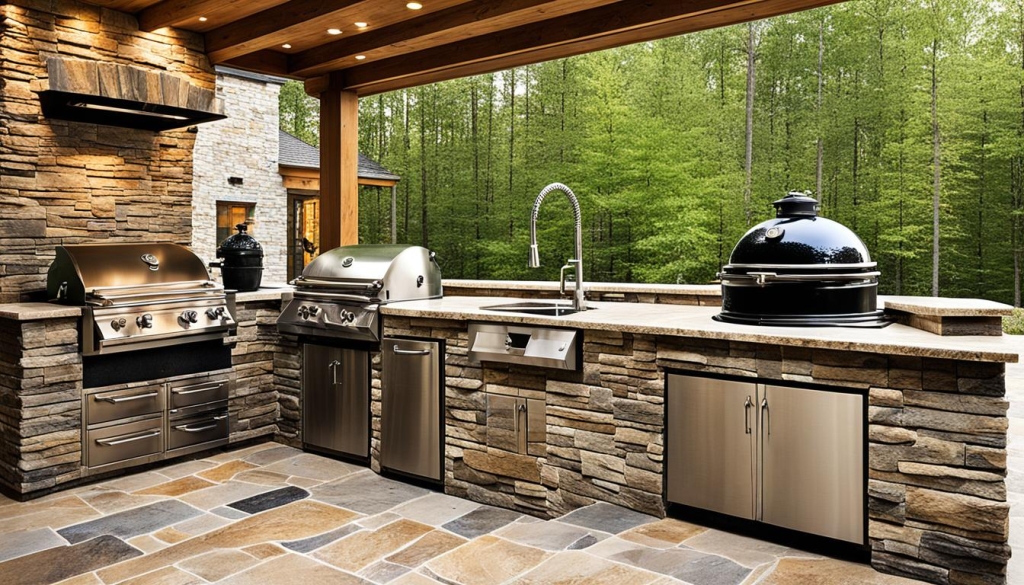 best stone for outdoor kitchens